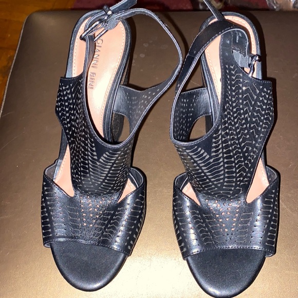 Gianni Bini Shoes - Brand new Gianni Bini leather wedges.  No box.
